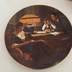 BUNDLE 3 collectors plates Norman Rockwell FREE SHIPING